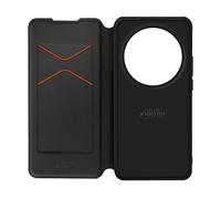 Xfm Custodia per Xiaomi 15 Ultra flip porta carte con laccio, Nero