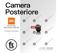XIAOMI FOTOCAMERA POSTERIORE 8MP 12T 12T PRO REDMI NOTE 12 PRO+ BACK CAMERA