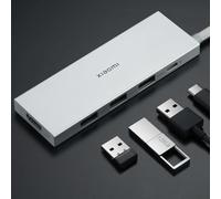 Xiaomi Hub Type C 5 In 1- Hub con 5 tipi (3 porte USB, 1 porta di tipo C e una porta HDMI) | Compatibile con Windows, Andorid, macOS e Linux | Grande velocità di lettura dei dati | Risoluzione 4K UHD