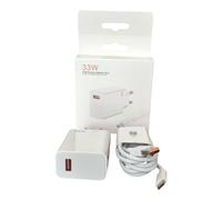 XIAOMI CARICABATTERIE CASA RICAMBIO ORIGINALE USB MDY-11-EZ 33W WHITE 79452FA