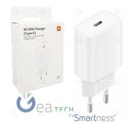 XIAOMI MI 20W CARICABATTERIA FAST CHARGER ADATTATORE USB-C DA RETE BHR4927GL