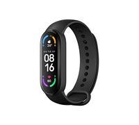 Xiaomi Mi Smart Band 6 Orologio Smart, Schermo AMOLED 1.56'', Tracciamento Sport, Resistente all'Acqua Fino a 5 ATM, onitoraggio del sonno, Cinturino Antibatterico, Batteria 125 mAh, SPO2, Nero