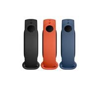 Xiaomi Mi Smart Band 6 Strap (3 pack) Black/Orange/Blue, Leggero e Comodo da Indossare, Materiale in TPU, Installazione Semplice, Versione Italiana