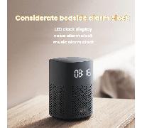 Xiaomi Mi Smart Speaker Pro Edizione Flagship, Potenti Altoparlanti per Bassi, Luci Respiranti Colorate Cyberpunk, Connessione Dual Bluetooth/WiFi, Nero Tagli UnicaABS