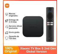 Xiaomi Mi TV Box S 2nd Gen, Smart Android TV Box 4k Ultra HD Set-Top Box Google TV Dolby Vision HDR10 + Google Assistant BT5.2 Mi TV Box S 2nd Gen