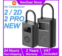 Compressore d'aria elettrico portatile Xiaomi Mijia 2/2D, pompa dell'aria 2, gonfiatore digitale