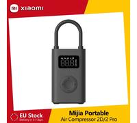 Xiaomi Mijia Compressore d'Aria Portatile 2D/2 Pro, Gonfiatore Digitale per Pneumatici, Pompa Elettrica con Lampada LED per Auto, Moto e Biciclette