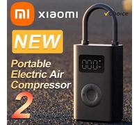 Xiaomi Mijia Pompa d'aria 2 25% Velocità Boost Mini Compressore d'aria elettrico portatile Tesoro 150PSI Tipo-C LED Multitool Gonfiatore Xiomi