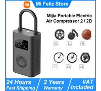 Compressore d'aria elettrico portatile Xiaomi Mijia 2/2D, pompa dell'aria 2, gonfiatore digitale