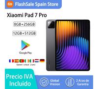 Xiaomi Pad 7 Pro, Snapdragon 8s Gen 3, display da 3.2K e 144Hz, fotocamera da 50MP, batteria da 8850mAh, Wi-Fi Gray