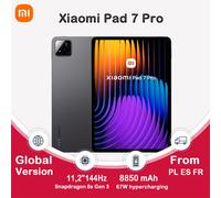 Versione globale Xiaomi Pad 7 Pro 128GB 256GB 512GB Snapdragon 8s Gen 3 11.2 "3.2K 144Hz schermo Matte Glass Version Gray