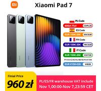 Xiaomi Pad 7 Versione Globale Mi Tablet Snapdragon 7+ Gen 3 Display 11.2" 3.2K 144Hz Adreno GPU 45W Carica Turbo 8850mAh