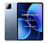 XIAOMI Pad 8 Pro, Tablet 11,2'', 12+512 GB, Snapdragon® 8 Elite, Batteria 9200 mAh, Display cristallino 144 Hz, HyperAI, Blu, Garanzia 2 anni del produttore+1 anno extra, Caricatore non incluso