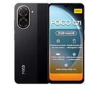 Xiaomi POCO C71 3+64GB/4+128GB Telefono cellulare sbloccato Schermo HD+ 6.88" Dual Camera 32MP+8MP Nero/Blu/Oro (nero, 3+64GB)