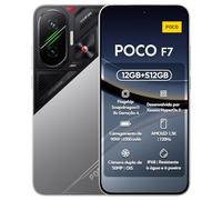Xiaomi POCO F7 5G 12GB/512GB Argento (Cyber Silver) Doppia SIM，caricatore non incluso