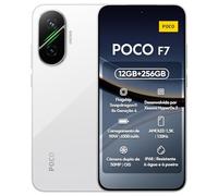 Xiaomi POCO F7 - Smartphone da 12 + 256 GB, fotocamera Sony da 50 MP con OIS, schermo AMOLED da 6,83" 1,5 K a 120 Hz, Snapdragon 8s Gen 4, Hypercharge 90 W, caricatore non incluso, bianco (versione ES