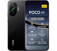 Xiaomi POCO F7 - Smartphone da 12 + 256 GB, fotocamera Sony da 50 MP con OIS, schermo AMOLED da 6,83" 1,5 K a 120 Hz, Snapdragon 8s Gen 4, Hypercharge 90 W, caricatore non incluso, Nero