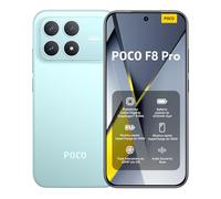XIAOMI POCO F8 Pro, Smartphone 12+256 GB, Display AMOLED 6,59" 120Hz, Tripla Fotocamera 50MP Teleobiettivo 60mm, Audio Sound by Bose, Batteria 6210mAh, Blu, Garanzia 2 anni, Caricatore escluso