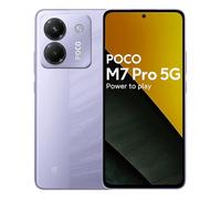 Xiaomi POCO M7 Pro 5G smartphone, 12+256GB, viola, fotocamera principale da 50MP con OIS, batteria da 5110 mAh (tipi) con 45 W HyperCarge, IP64, funzioni AI (senza caricabatterie incluso)