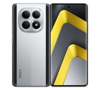 XIAOMI POCO M8 5G Smartphone, 8GB+512GB, Argento, 7.35mm Sottile, Design Curvo 3D, Processore Snapdragon® 6 Gen 3, Supporta Ricarica Turbo 45W, Caricabatterie Incluso