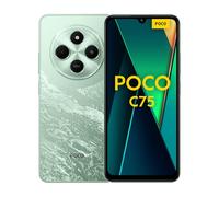 Xiaomi POCO - Smartphone C75 4G Green da 6+128 GB, 2,0 GHz, display immersivo da 6,9 pollici, batteria massiccia da 5160 mAh, doppia fotocamera AI da 50 MP, potente processore octa-core (versione UK)