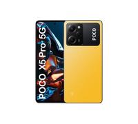 Xiaomi Poco X5 PRO 5G + 4G Volte Global Unlocked 256 GB + 8 GB GSM 6.6" 108 mp tripla fotocamera (solo Tmobile Mint Tello USA Market) + (pacchetto caricabatterie per auto veloce da 51 W) (giallo)