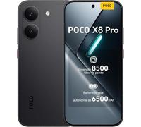 XIAOMI POCO X8 Pro 5G, 8+512 GB, Android 16, Nero, Mediatek Dimensity 8500 Ultra,Display AMOLED Ultra-Luminoso, 6500 mAh, 100 W, 50 MP Sony IMX882, con caricatore
