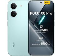 XIAOMI POCO X8 Pro 5G, 8+512 GB, Android 16, Verde, Mediatek Dimensity 8500 Ultra,Display AMOLED Ultra-Luminoso, 6500 mAh, 100 W, 50 MP Sony IMX882, con caricatore