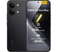 XIAOMI POCO X8 Pro Max 5G, 12+512 GB, Android 16, Nero, Mediatek Dimensity 9500s, 50 MP Light Fusion 600 con OIS, 8500 mAh, 100 W, con caricatore