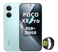 XIAOMI POCO X8 Pro Smartphone 8+256GB,processore Dimensity 8500-Ultra,batteria da 6500 mAh,sensore Sony IMX882 da 50 MP con OIS,fotocamera da 50 MP,Verde,incluso Smart Watch