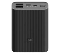 XIAOMI - Power Bank 3 Ultra Compact Universale con 3 Porte USB Tipo A /C Capacit Batteria 10000 mAh Colore Nero