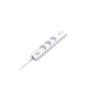 Xiaomi Power Strip - Ciabatta elettrica a 3 prese con 2 x 20 W USB-C e 1 x 18 W USB-A, materiale resistente al fuoco e superficie antiscivolo