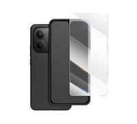 Pacchetto di protezione per cover e vetro temperato per schermo per Redmi 15C