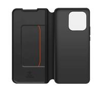 Xfm Custodia a libro per Xiaomi Redmi Note 14 4G Patta con cinghia a mano, Nero