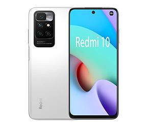 Xiaomi Redmi 10 Smartphone,4GB RAM+64GB ROM, DotDisplay FHD+ da 6,5 pollici, MediaTek Helio G88 Octa-Core, fotocamera quad AI da 50 MP e fotocamera frontale da 8 MP (4GB+64GB,Bianca)