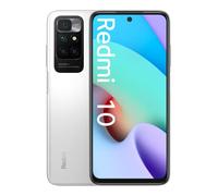 Xiaomi Redmi 10 smartphone NFC versione 2022, bianco, 4 Plus 64 GB, schermo 6,5" 90 Hz FHDplus DotDisplay, quattro telecamere IA 50 MP, batteria 5000 mAh