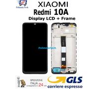 DISPLAY LCD TOUCH SCREEN FRAME NERO HUAWEI Y7 2019 PARI ALL ORIGINALE GLS