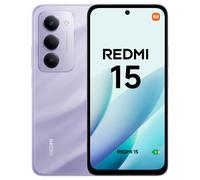 XIAOMI Redmi 15 - Smartphone von 6 + 128GB, Violett, Bildschirm von 6,9" 120Hz, procesador Snapdragon® 685, 50MP-Kamera, 7000mAh, Keine Ladegeräte enthalten