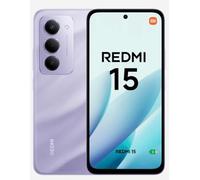 XIAOMI Redmi 15 - Smartphone von 6 + 128GB, Violett, Bildschirm von 6,9" 120Hz, procesador Snapdragon® 685, 50MP-Kamera, 7000mAh, Keine Ladegeräte enthalten
