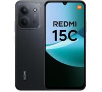 Xiaomi Redmi 15C - Smartphone da 4 + 128GB, Nero Medianoch, Schermo da 6.9" 120Hz, MediaTek Helio G81-Ultr, Fotocamera da 50MP, 6000mAh, Non include caricabatterie