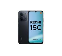 Xiaomi Redmi 15C - Smartphone da 4 + 128GB, Nero Medianoch, Schermo da 6.9" 120Hz, MediaTek Helio G81-Ultr, Fotocamera da 50MP, 6000mAh, Non include caricabatterie