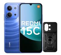 XIAOMI Redmi 15C 4+256GB Smartphone, Display 6.9" HD+ 120Hz, Batteria 6000mAh, Processore Octa-Core, Fotocamera 50MP, HyperOS 2, Senza Caricatore, Blu, Include Custodia Protettiva