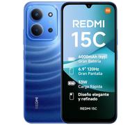 Xiaomi Redmi 15C 4GB 128GB 6.9" 120Hz Batteria 6000mAh 33W Blu Versione importata