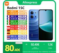 Xiaomi Redmi 15C, 6.9", 120Hz, processore octa-core, fotocamera da 50 MP, 6000 mAh, IP64