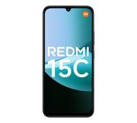 Xiaomi Redmi 15C - Smartphone da 4 + 128GB, Nero Medianoch, Schermo da 6.9" 120Hz, MediaTek Helio G81-Ultr, Fotocamera da 50MP, 6000mAh, Non include caricabatterie