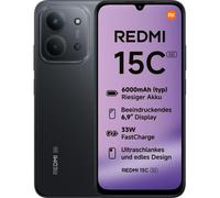 Xiaomi Redmi 15C 17,5 cm (6.9") 5G USB tipo-C 4 GB 128 GB 6000 mAh Nero