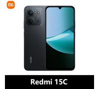 Xiaomi Redmi 15C Smartphone 4+256GB, Nero MediaTek, Schermo da 6,9" 120Hz, MediaTek Helio G81-Ultr, Fotocamera da 50 MP, 6000 mAh, Non Include Caricabatterie