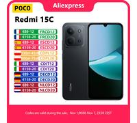 Xiaomi Redmi 15C Versione globale Smartphone 50MP fotocamera principale 120Hz 6.9 "Display Dot Drop 33W ricarica MediaTek Helio G81-Ultra