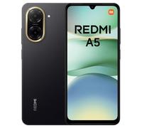 Xiaomi Redmi A5 Smartphone - 3GB+64GB, Display HD+ da 6,5 pollici, batteria 5000mAh, Android 13 Go Edition, Dual SIM - Nero