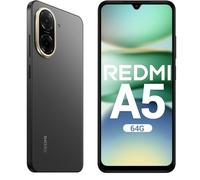 XIAOMI Redmi A5 Smartphone 4G 6.88" HD+ 120Hz 3 GB RAM 64 GB ROM | Batteria 5200mAh | Fotocamera 32MP | Sensore impronte laterale | processore octa-core | Nero (senza caricabatterie)